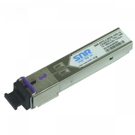 Модуль SFP 2.5G WDM, дальность до 10км  SC (10dB), 1310нм