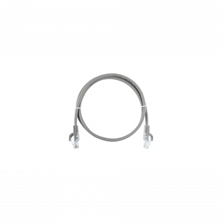 Коммутационный шнур NIKOMAX U/UTP 4 пары, Кат.5е, 24AWG (7х0,205мм), LSZH нг(А)-HFLTx, серый, 20м