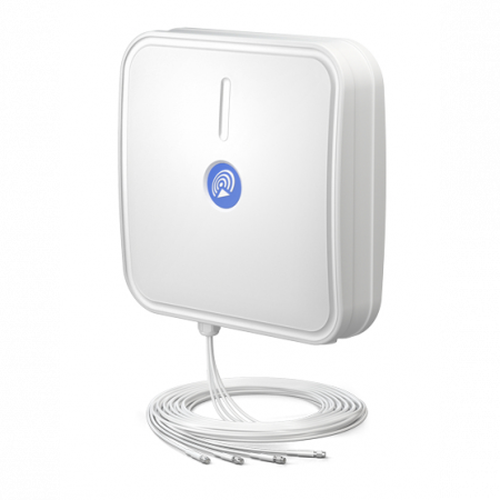 Секторная антенна QuPanel 5G/LTE MIMO 4x4, LTE/5G, 5м кабель, SMA разъём