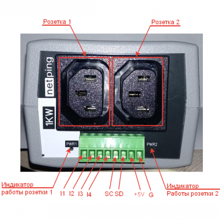 Устройство NetPing 2/PWR-220 v13/GSM3G