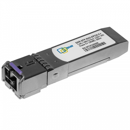 Модуль SFP WDM GPON, дальность до 20км, Tx/Rx: 1490/1310нм