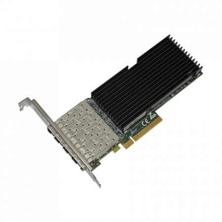 Сетевая карта 4 порта 1000Base-X/10GBase-X (SFP+, Intel 82599ES), Silicom PE310G4SPi9LA-XR 