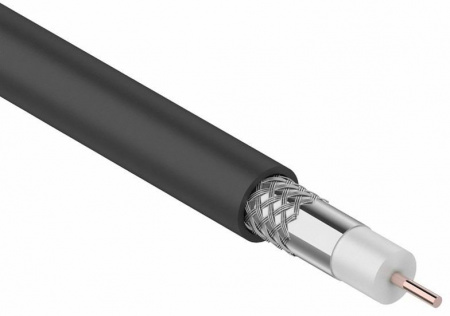 RG-59B/U (01-2623), Кабель коаксиальный черный (наружное применение) 100м