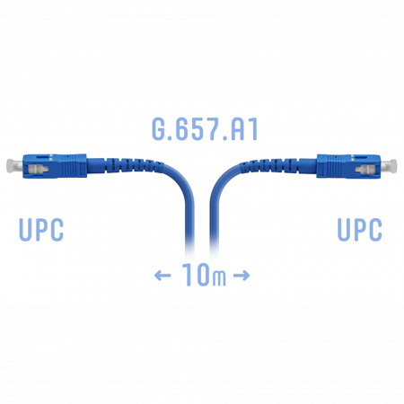 Патчкорд оптический армированный SC/UPC 10метров