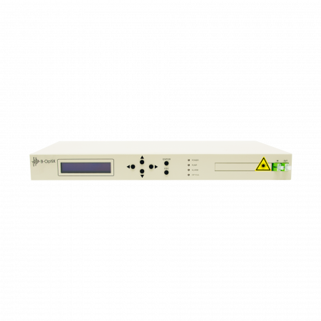 EDFA предусилитель (pre-amplifier) C-диапазона с переменным коэффициентом усиления и выходной мощностью, питание DC