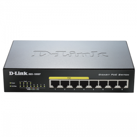 Коммутатор D-Link DGS-1008P