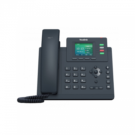 SIP-телефон Yealink SIP-T33G, цветной экран, 4 аккаунта, PoE, GibE