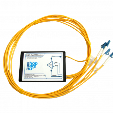 Модуль Add/Drop SNR-DWDM-OADM1-1557.36/1538.19  для одноволоконных DWDM сетей