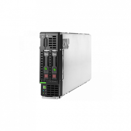 Блейд-сервер BL460c Gen8, 2 процессора Intel 10C E5-2680v2 2.80GHz, 64GB DRAM, P220i/512MB, 2x10Gb 554FLB