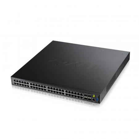 Коммутатор ZYXEL XGS3700-48 48 port  Layer 2/3 Gigabit Datacenter Switch, 4x 10G