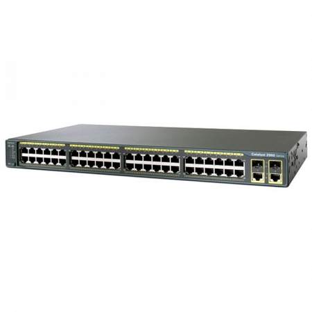 Коммутатор Cisco Catalyst WS-C2960-48TC-L (некондиция, 1 неисправный порт RJ-45)