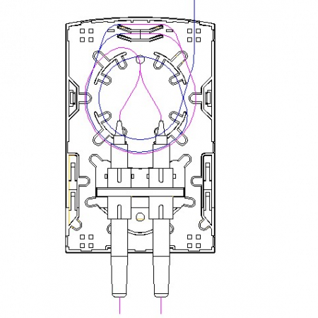 Розетка оптическая SNR-FTB-02F