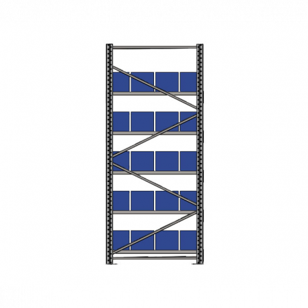 Аккумуляторный стеллаж 5 полок, 2498х686х1135мм (SNR-UPS-RACK-257012-5)