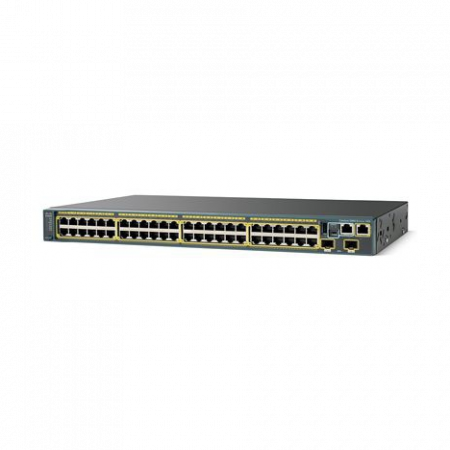 Коммутатор Cisco Catalyst WS-C2960S-48FPD-L (некондиция, не работает PoE на одном порту)
