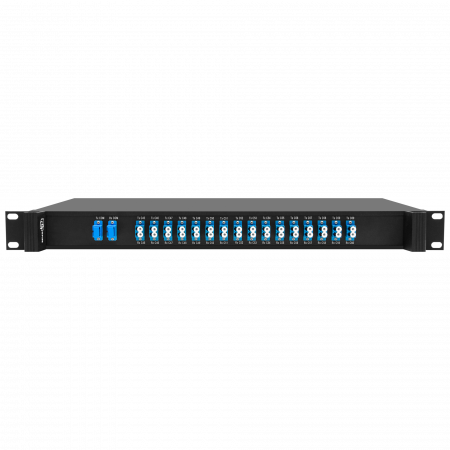 Мультиплексор DWDM двухволоконный 16-канальный, каналы 45-60, 1U 19