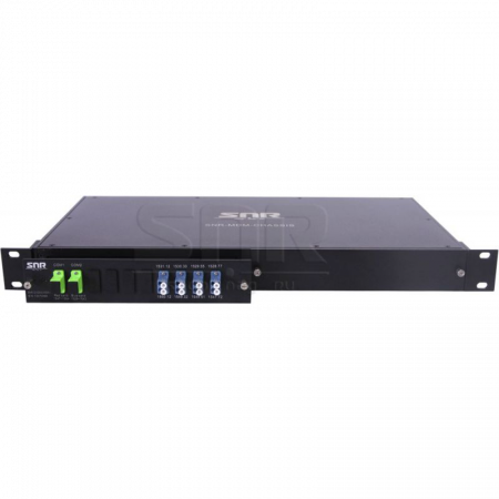 Мультиплексор DWDM двухволоконный 4-канальный в 1/2-слоте