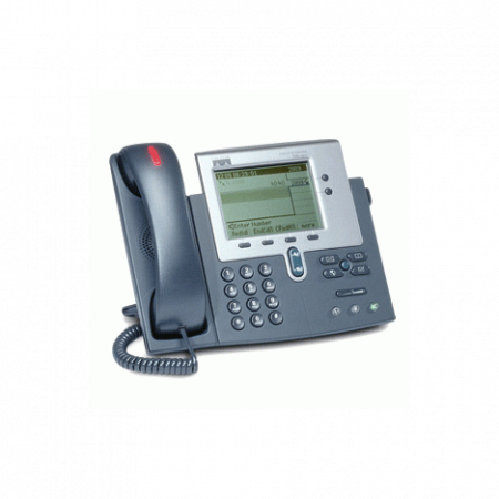 IP-телефон Cisco CP-7940G (некондиция, пятно на дисплее, сломан держатель трубки, не фиксируется подставка) 