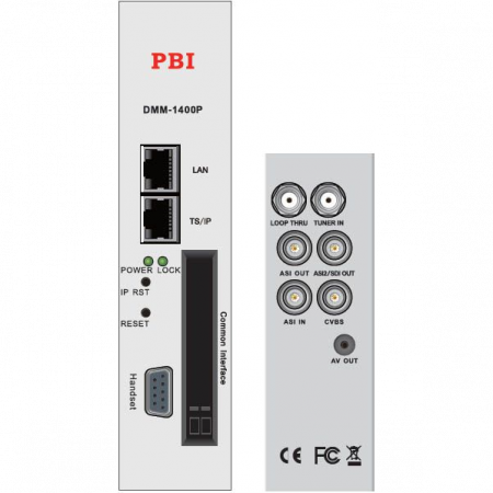 Модуль профессионального IRD приемника PBI DMM-1400P-32IP-T для цифровой ГС PBI DMM-1000 (некондиция)
