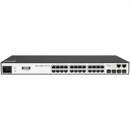 Управляемый коммутатор уровня 2+ SNR-S2990G-24TX-DC