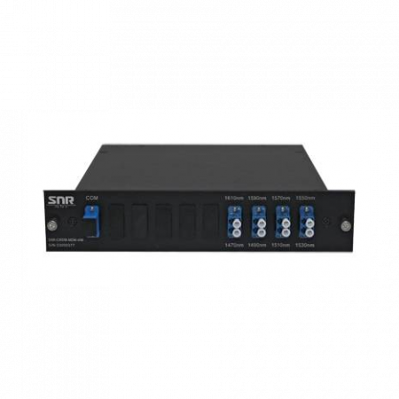 Мультиплексор CWDM одноволоконный 4-канальный (trx:1610-1550, 1470-1530)
