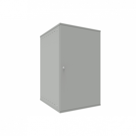Шкаф телекоммуникационный настенный 18U, 523х600х866мм серия LITE (металлическая дверь)