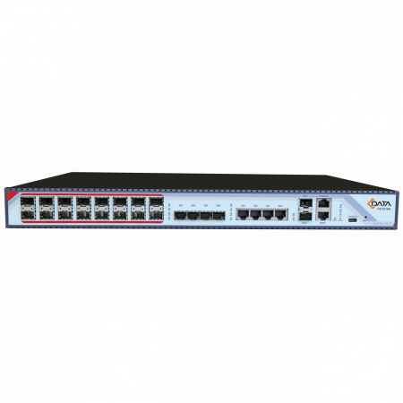 OLT C-DATA FD1216S-R1 с 16 портами GEPON (SFP), 4хSFP, 4хRJ-45, 2хSFP+, 2 БП АC