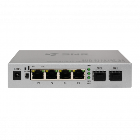 Неуправляемый POE коммутатор SNR-S1904GP-2S