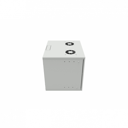 Шкаф телекоммуникационный настенный 9U, 523х450х465мм серия LITE (стеклянная дверь)