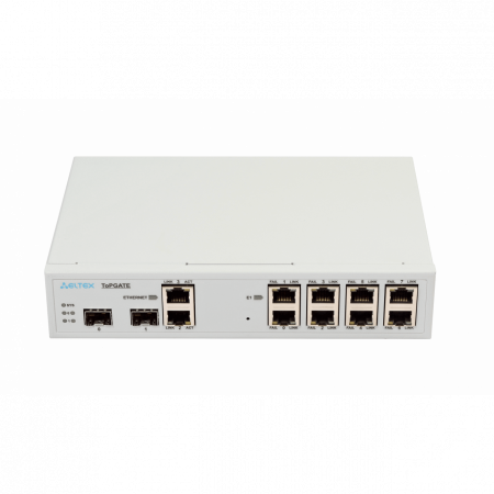 Оптический мультиплексор, 8 Е1+100 Mb Ethernet, 1U, 2 шасси под  SFP