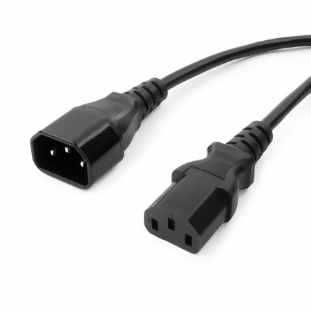 Кабель питания IEC320-C14/IEC320-C13, 220B, 6А, 1.8м