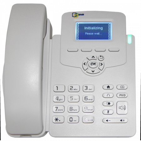 IP-телефон SNR-VP-51 с БП, белый цвет