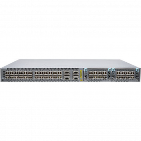 Коммутатор Juniper EX4600, 24 SFP+/SFP ports, 4 QSFP+ ports, 2 expansion slots, redundant fans, 2 AC power supplies, front to back airflow