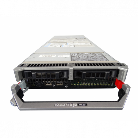 Блейд-сервер DELL PowerEdge M620, 2 процессора Intel 10C E5-2680v2 2.80GHz, 48GB DRAM, PERC H310, 2x10Gb 57810-k, 2x300GB SAS