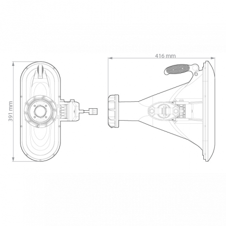 Асимметричная лучевая антенна RF elements HG3-TP-A90 5GHz 16dBi