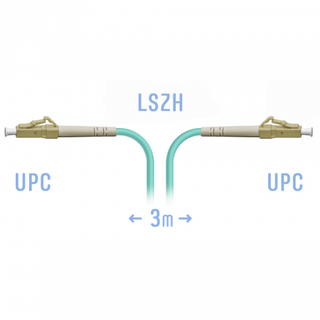 Патчкорд оптический LC/UPC MM 3m