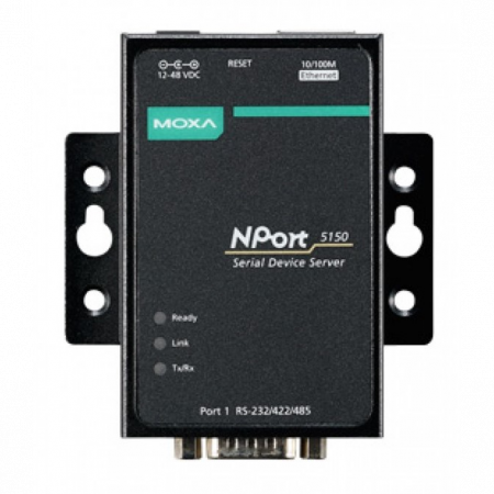 NPort 5150 1-портовый асинхронный сервер RS-232/422/485 в Ethernet MOXA