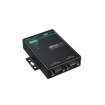 NPort 5250A 2-портовый усовершенствованный преобразователь RS-232/422/485 в Ethernet