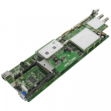 Модуль профессионального DVB-T2 приёмника и двойного аналогового модулятора PBI DMM-1701PM-04T2 (некондиция)