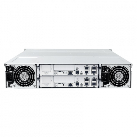 Система хранения данных Infortrend DS1012R2C-B Gen2 (2xCtrl, до 12xHDD, 2xSAS12G внеш. порт, 2x2GB, 8x1G порта iSCSI)