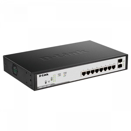 Коммутатор EasySmart D-Link DGS-1100-10MP/C1A (PoE)