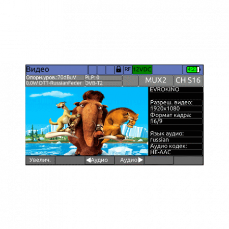 Измеритель сигналов мультисистемный DVB-С/T2/S2 IPTV IT-100 Планар