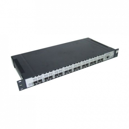 Медиаконвертер (транспондер) 8-канальный STM, ATM, Gigabit Ethernet 1U