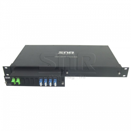 Мультиплексор-Демультиплексор одноволоконный 4-канальный + TV канал 1550нм
