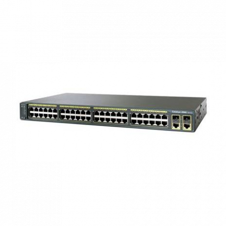 Коммутатор Cisco Catalyst WS-C2960-48TC-L (некондиция, 1 неисправный порт RJ-45)