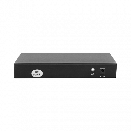 PoE коммутатор неуправляемый PUS-T08L-115M, 8x10/100BASE-TX 802.3af&at + 1х10/100/1000BASE-TX, c изол. портов, PoE бюджет 115Вт, до 30Вт на порт