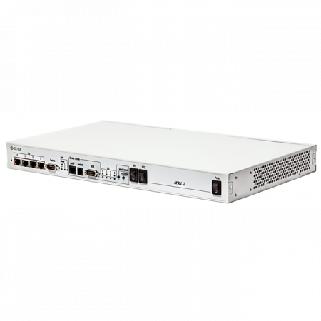SHDSL-модем MXL2-2, базовый блок, 4хRJ45 (LAN), 2 места для субмодулей М4Е1/4И15, 2 интерфейса SHDSL, 11,4 Мбит/с