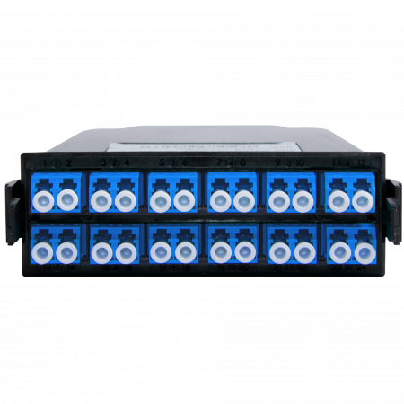 Кассета распределительная MPO/APC на 24LC/UPC портов, SM