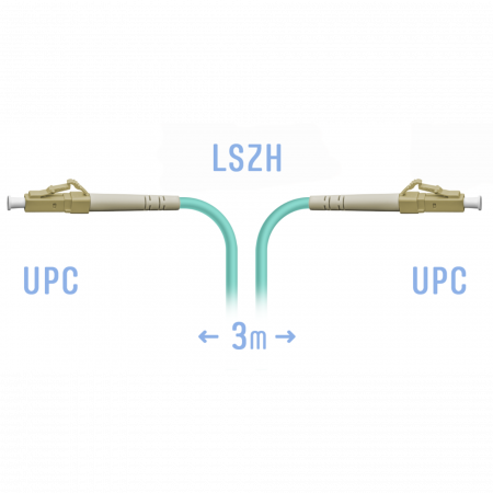 Патчкорд оптический LC/UPC MM 3m