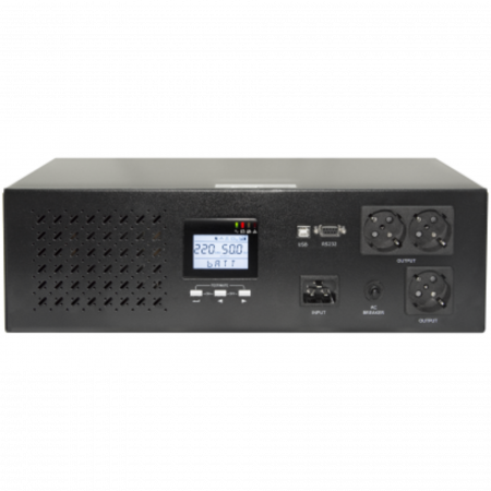 Источник бесперебойного питания Line-Interactive, 2000 VA, Rackmount LCD (чистый синус на выходе)