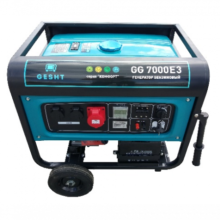 Бензогенератор GESHT GG7000E3